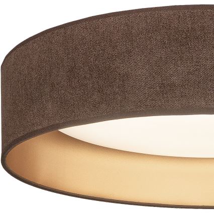 BRILAGI - Plafoniera LED dimmerabile VELVET SMARTIX LED/36W/230V 3000-6000K Ø 55 cm marrone/oro Wi‑Fi Tuya Beacon + telecomando