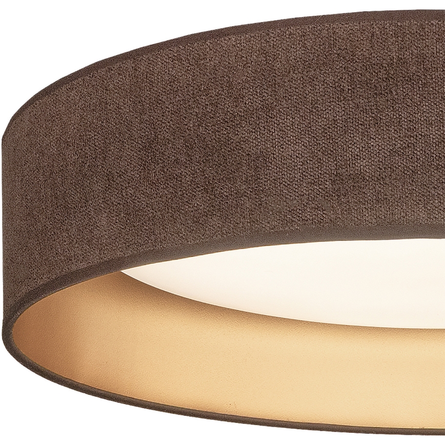 BRILAGI - Plafoniera LED dimmerabile VELVET SMARTIX LED/36W/230V 3000-6000K Ø 55 cm marrone/oro Wi‑Fi Tuya Beacon + telecomando