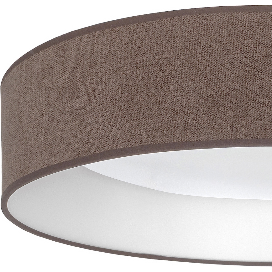 Brilagi - Plafoniera LED dimmerabile VELVET SMARTIX LED/36W/230V 3000-6000K Ø 55 cm marrone Wi-Fi Tuya Beacon + telecomando