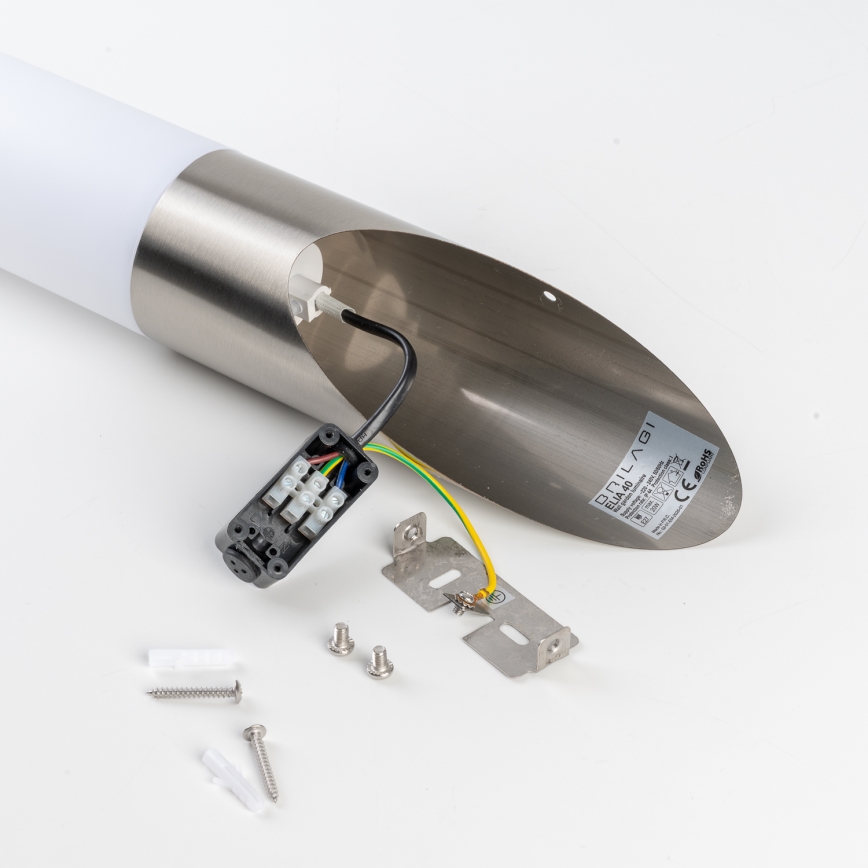 BRILAGI - Lampada da parete esterna dimmerabile a LED ELIA 1xE27/6W/230V 2700-6500K IP44 cromo opaco