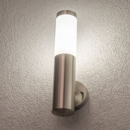 BRILAGI - LED dimmerabile applique da esterno ELIA 1xE27/6W/230V 2700-6500K IP44 Wi-Fi cromo opaco