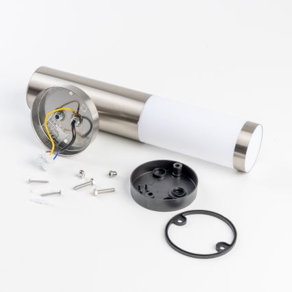 BRILAGI - LED dimmerabile applique da esterno ELIA 1xE27/6W/230V 2700-6500K IP44 Wi-Fi cromo opaco