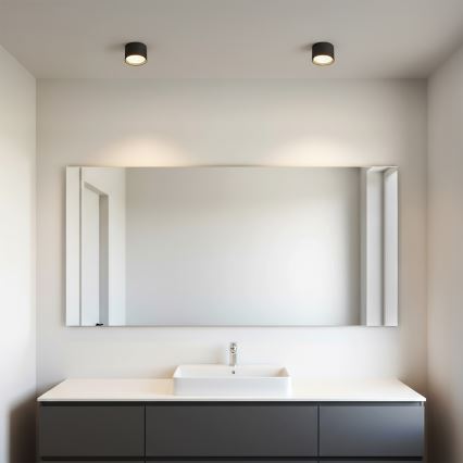 BRILAGI - LED Faretto da bagno SMOOTH 1xGX53/15W/230V 60x82 mm nero IP54