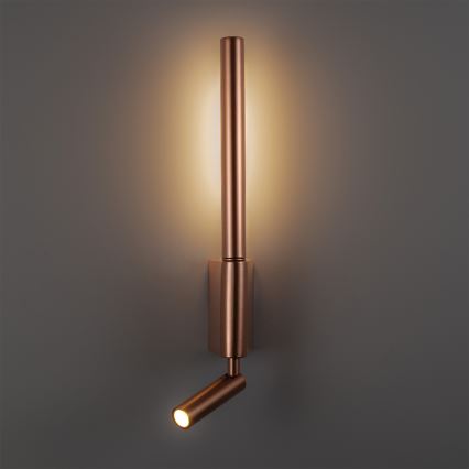 BRILAGI - Faretto da parete LED VIXON LED/3W/230V + LED/5W bronzo CRI 90