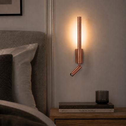 BRILAGI - Faretto da parete LED VIXON LED/3W/230V + LED/5W bronzo CRI 90
