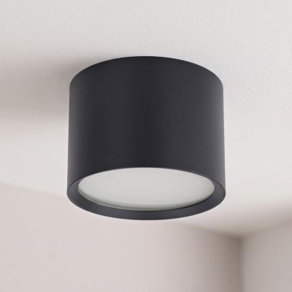 BRILAGI - Faretto da bagno a LED SMOOTH 1xGX53/15W/230V 60x82 mm nero IP54