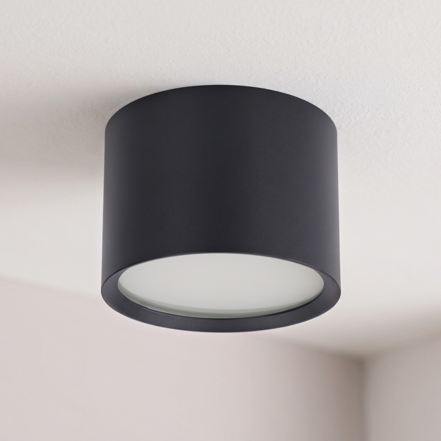 BRILAGI - Faretto da bagno a LED SMOOTH 1xGX53/15W/230V 60x82 mm nero IP54