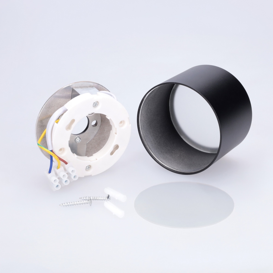 BRILAGI - Faretto da bagno a LED SMOOTH 1xGX53/15W/230V 60x82 mm nero IP54