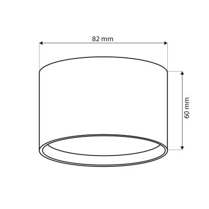 Brilagi - LED Faretto SMOOTH 1xGX53/15W/230V beige