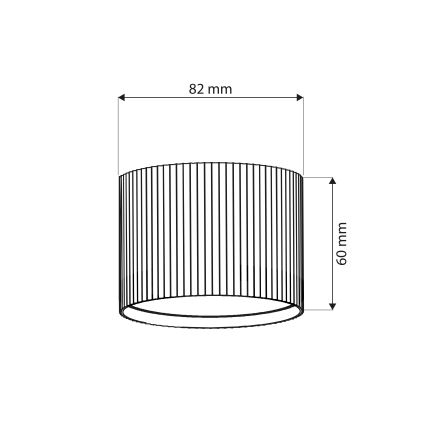 Brilagi - LED Faretto STRIPY 1xGX53/15W/230V beige