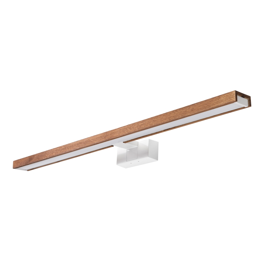 Brilagi - Illuminazione LED per specchio da bagno 3 in 1 WOODY MIRROR LED/15W/230V 80 cm IP44 bianco/rovere ciliegio