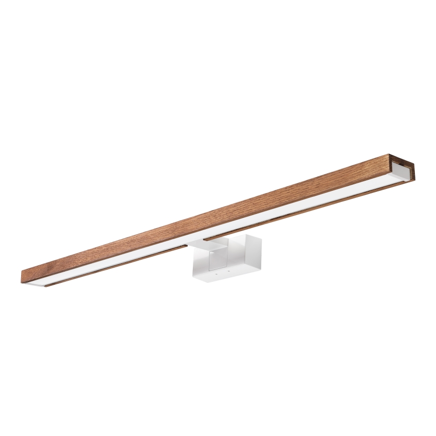 Brilagi - Illuminazione LED per specchio da bagno 3 in 1 WOODY MIRROR LED/15W/230V 80 cm IP44 bianco/rovere ciliegio