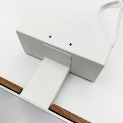 Brilagi - Illuminazione LED per specchio da bagno 3 in 1 WOODY MIRROR LED/15W/230V 80 cm IP44 bianco/rovere ciliegio