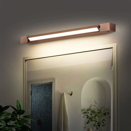 Brilagi - Illuminazione LED per specchio da bagno AQUA LINE LED/18W/230V 60 cm IP44 bronzo CRI 90