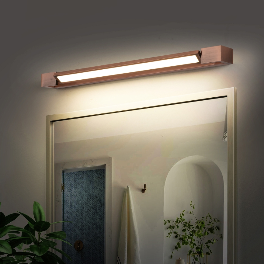 Brilagi - Illuminazione LED per specchio da bagno AQUA LINE LED/18W/230V 60 cm IP44 bronzo CRI 90