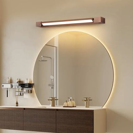 Brilagi - Illuminazione LED per specchio da bagno AQUA LINE LED/18W/230V 60 cm IP44 bronzo CRI 90