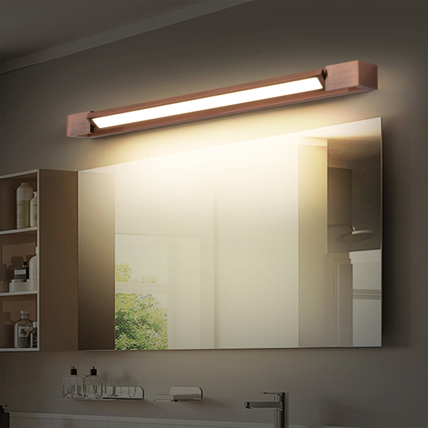 Brilagi - Illuminazione LED per specchio da bagno AQUA LINE LED/18W/230V 60 cm IP44 bronzo CRI 90
