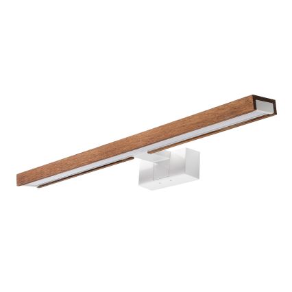Brilagi - Illuminazione LED per specchio da bagno 3-in-1 WOODY MIRROR LED/12W/230V 60 cm IP44 bianco/rovere/ciliegio