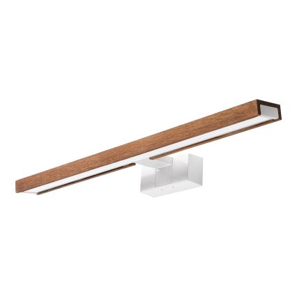 Brilagi - Illuminazione LED per specchio da bagno 3-in-1 WOODY MIRROR LED/12W/230V 60 cm IP44 bianco/rovere/ciliegio