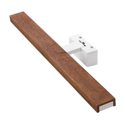 Brilagi - Illuminazione LED per specchio da bagno 3-in-1 WOODY MIRROR LED/12W/230V 60 cm IP44 bianco/rovere/ciliegio
