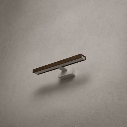 Brilagi - Illuminazione LED per specchio da bagno 3 in 1 WOODY MIRROR LED/8W/230V 40 cm IP44 bianco/rovere