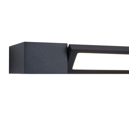 Brilagi - Illuminazione LED per specchio da bagno AQUA LINE LED/12W/230V 45 cm IP44 nero CRI 90