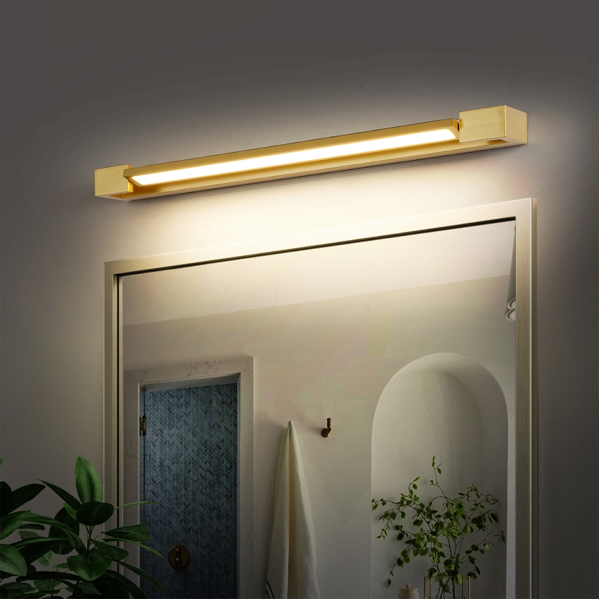 Brilagi - Illuminazione LED per specchio da bagno AQUA LINE LED/18W/230V 60 cm IP44 oro CRI 90