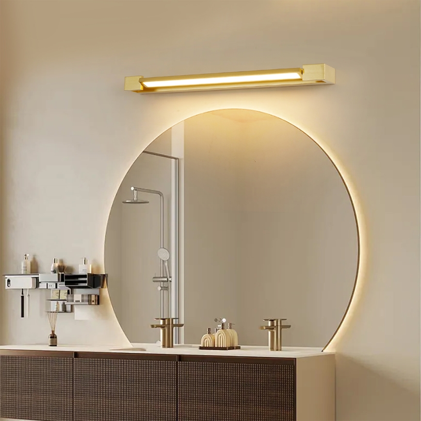 Brilagi - Illuminazione LED per specchio da bagno AQUA LINE LED/18W/230V 60 cm IP44 oro CRI 90