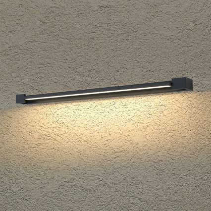 Brilagi - Illuminazione a LED per specchio da bagno AQUA LINE LED/24W/230V 90 cm IP44 nera CRI 90