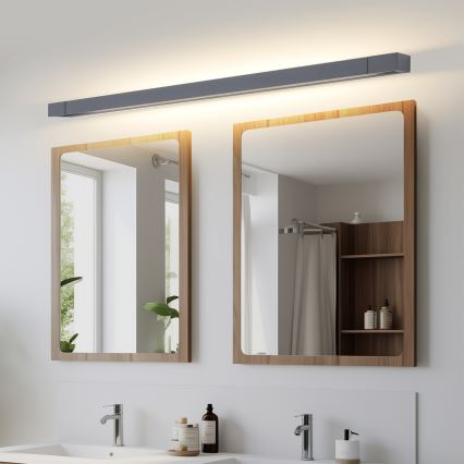 Brilagi - Illuminazione LED per specchio da bagno AQUA LINE LED/36W/230V 120 cm IP44 antracite CRI 90