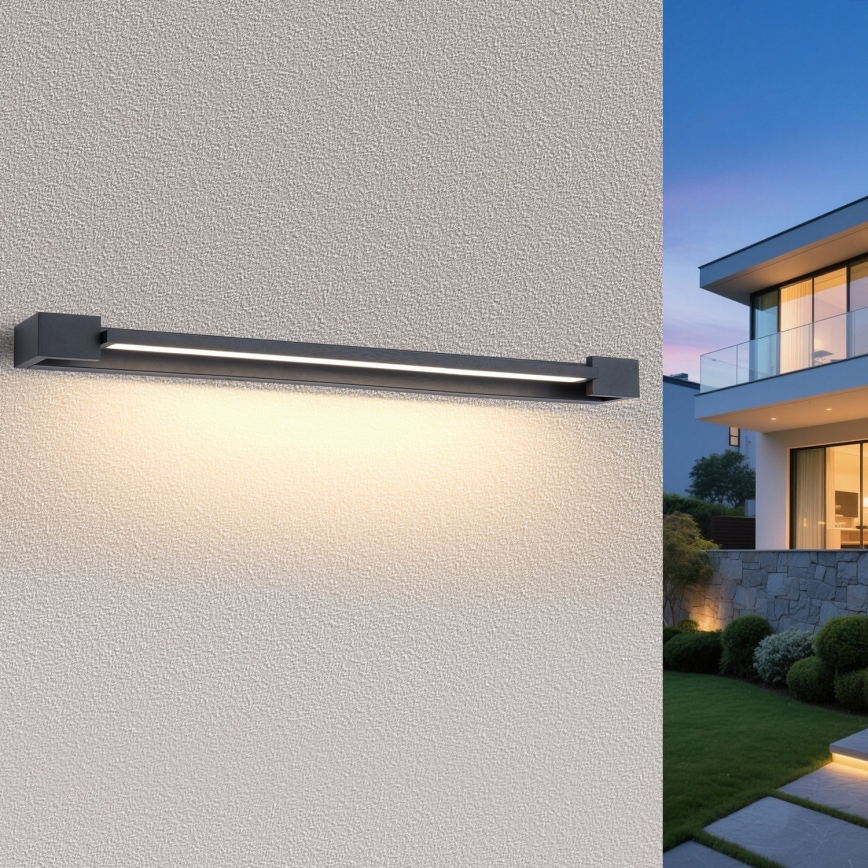 Brilagi - Illuminazione LED per specchio da bagno AQUA LINE LED/36W/230V 120 cm IP44 antracite CRI 90