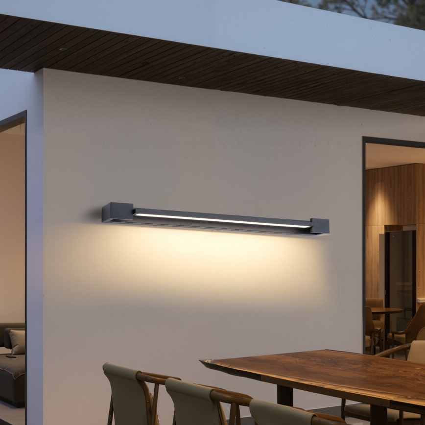 Brilagi - Illuminazione LED per specchio da bagno AQUA LINE LED/36W/230V 120 cm IP44 antracite CRI 90