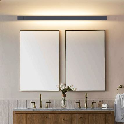 Brilagi - Illuminazione a LED per specchio da bagno AQUA LINE LED/36W/230V 120 cm IP44 nero CRI 90