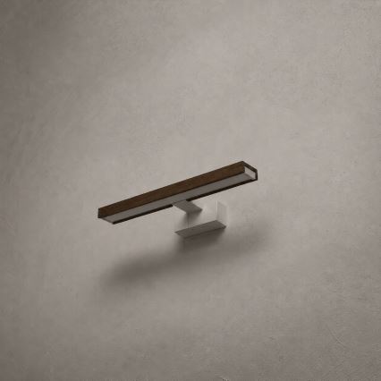 Brilagi - Illuminazione a LED per specchio da bagno WOODY MIRROR 3-in-1 LED/8W/230V 40 cm IP44 bianco/rovere