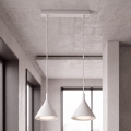 BRILAGI - LED Lampada a sospensione con cavo CONE DOUBLE 2xGX53/15W/230V bianca