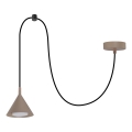BRILAGI - LED Lampada a sospensione con cavo CONE SINGLE SPIDER 1xGX53/15W/230V beige