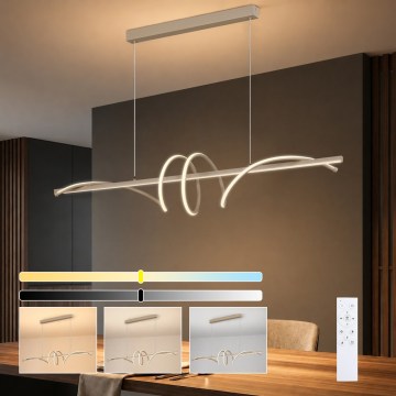 BRILAGI - LED lampada a sospensione dimmerabile con cavo SIGNATURE LED/50W/230V 3000-6000K 120 cm beige + telecomando