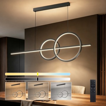 BRILAGI - LED Lampada a sospensione dimmerabile SIGNATURE LED/53W/230V 3000-6000K 120 cm nero + telecomando
