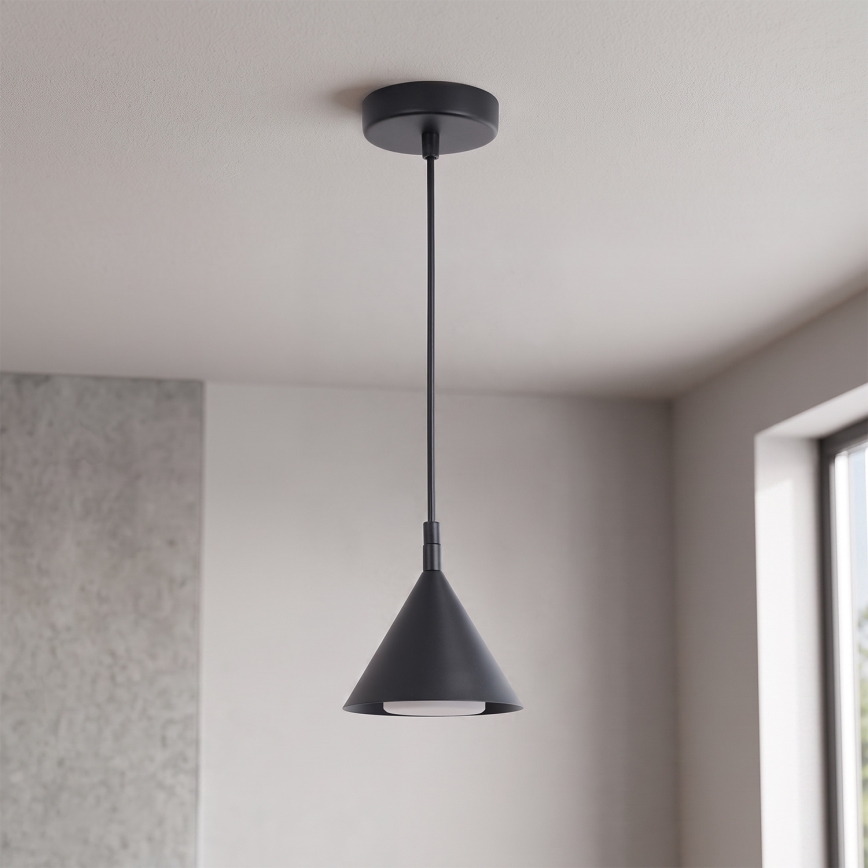 BRILAGI - LED Lampada a sospensione su cavo CONE SINGLE 1xGX53/15W/230V nera