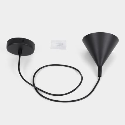 BRILAGI - LED Lampada a sospensione su cavo CONE SINGLE 1xGX53/15W/230V nera