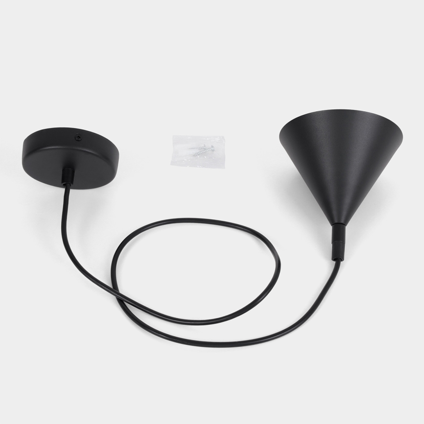 BRILAGI - LED Lampada a sospensione su cavo CONE SINGLE 1xGX53/15W/230V nera