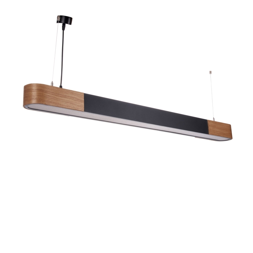 BRILAGI - LED Lampada a sospensione su cavo GARDALINE LED/100W/230V rovere/nero