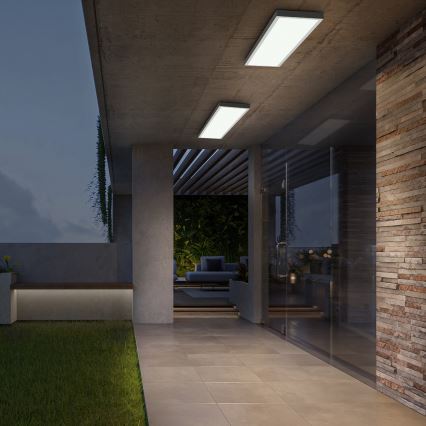 Brilagi - Plafoniera dimmerabile a LED per bagno FRAME SMART LED/50W/230V 120x30 cm 3000-6000K IP44 bianca + telecomando