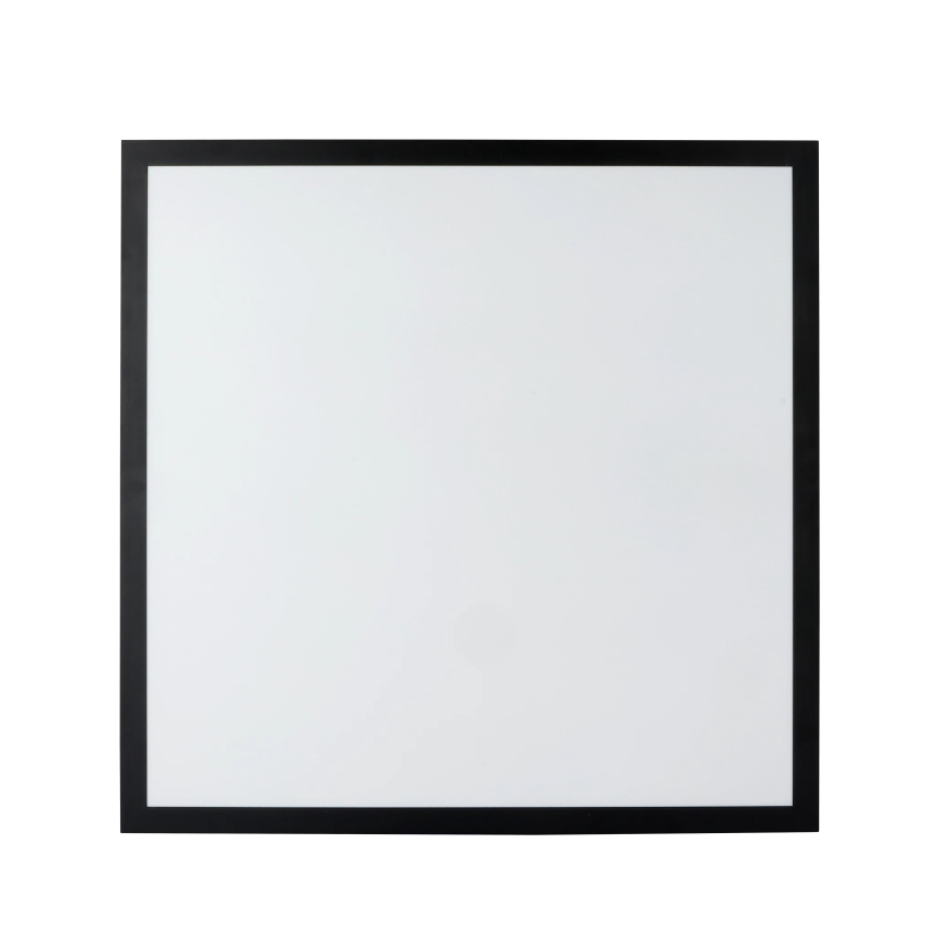 Brilagi - Plafoniera da bagno dimmerabile FRAME SMART LED/50W/230V 60x60 cm 3000-6000K IP44 nera + telecomando