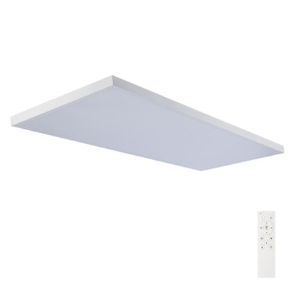 Brilagi - Plafoniera da bagno dimmerabile a LED FRAME SMART LED/96W/230V 120x60 cm 3000-6000K IP44 bianca + telecomando