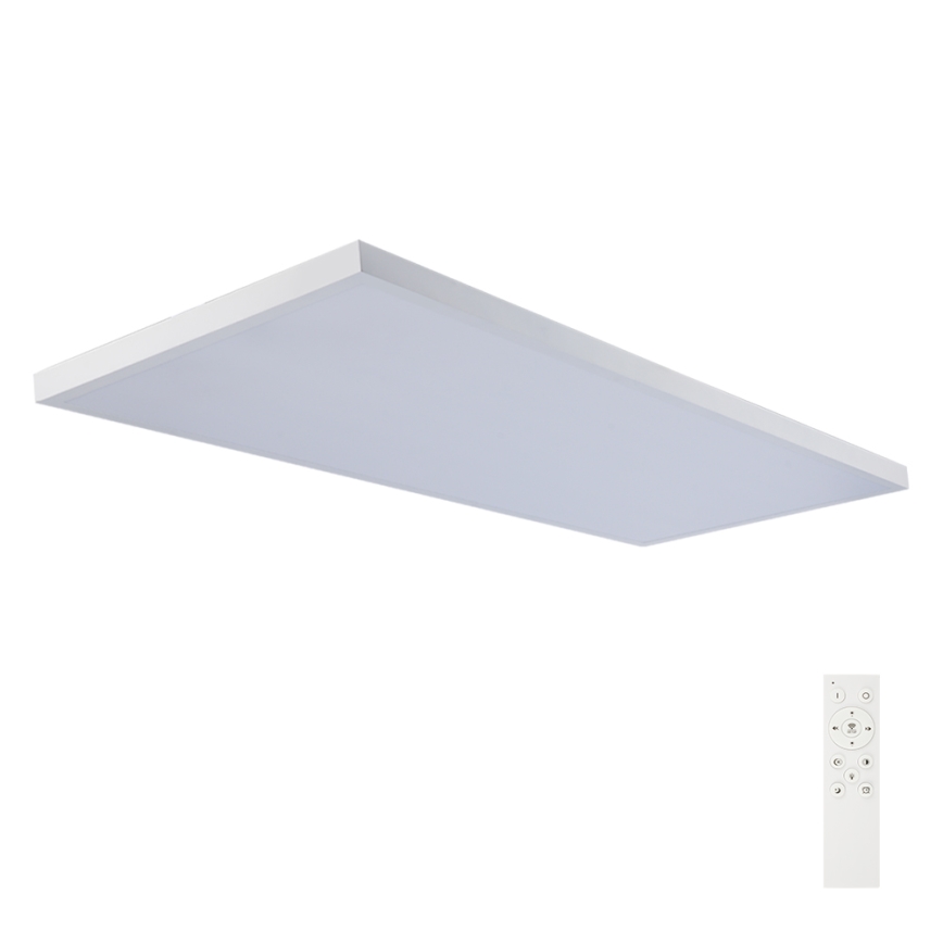 Brilagi - Plafoniera da bagno dimmerabile a LED FRAME SMART LED/96W/230V 120x60 cm 3000-6000K IP44 bianca + telecomando