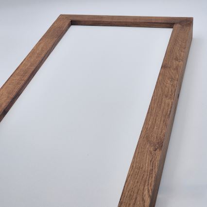 Brilagi - Plafoniera a LED per bagno WOODY FRAME LED/50W/230V 120x30 cm IP44, finitura rovere ciliegio