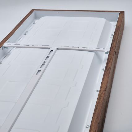 Brilagi - Plafoniera a LED per bagno WOODY FRAME LED/50W/230V 120x30 cm IP44, finitura rovere ciliegio