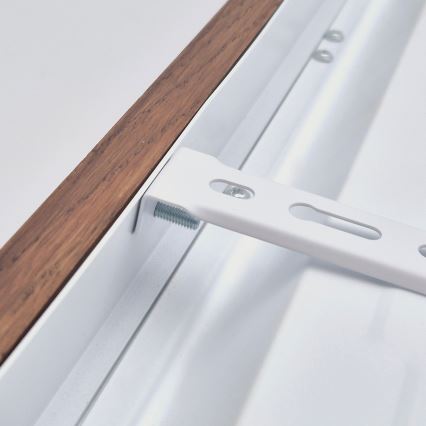 Brilagi - Plafoniera a LED per bagno WOODY FRAME LED/50W/230V 120x30 cm IP44, finitura rovere ciliegio