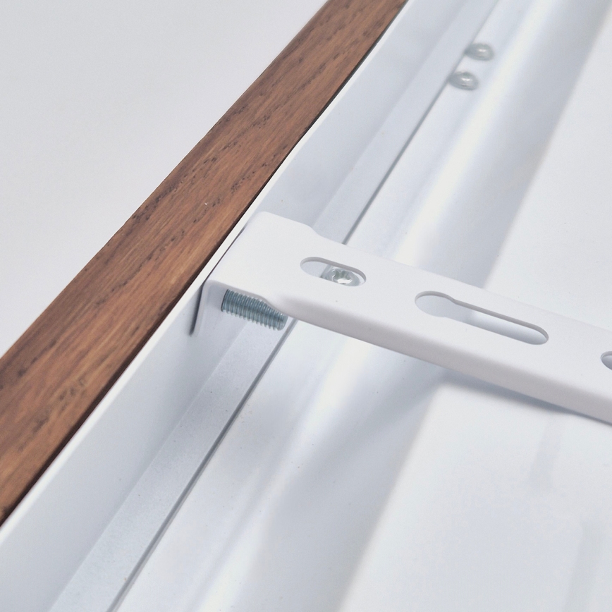 Brilagi - Plafoniera a LED per bagno WOODY FRAME LED/50W/230V 120x30 cm IP44, finitura rovere ciliegio